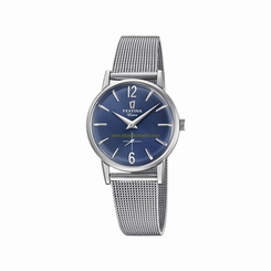 Festina Watches : F20258/3 Blue Dial Stainless Steel Women Watch