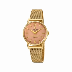 Festina Watches : F20259/2 Mother Of Pearl Dial Stainless Steel Plated Women Watch
