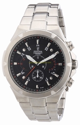 Festina Watches : F6815/3 Black Dial Stopwatch Men Watch