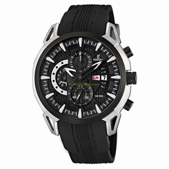 Festina Watches : F6820/3 Black Dial Rubber Band Men Watch