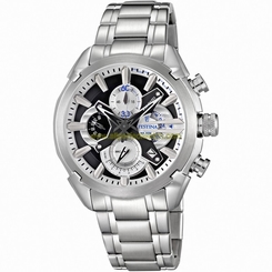 Festina Watches : F6822/3 Quartz Chronograph Date Stainless Steel Men Watch