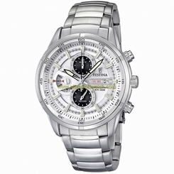 Festina Watches : F6823/1 Quartz Chronograph Date Stainless Steel Men Watch