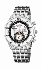 Festina Watches : F6830/1 Quartz Chronograph Date Stainless Steel Men Watch