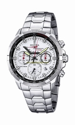 Festina Watches : F6836/1 Silver Dial Stainless Steel Band Men Watch