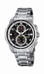 Festina Watches : F6842/3 Black Dial Stainless Steel Band Men Watch
