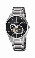 Festina Watches : F6845/4 Black Dial 24 Hour Display Men Watch