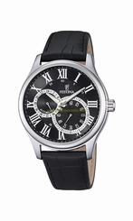 Festina Watches : F6848/3 Black Dial 24 Hour Display Luminous Hand Men Watch