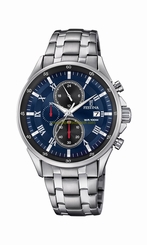 Festina Watches : F6853/2 Blue Dial Stop Watch Men Watch