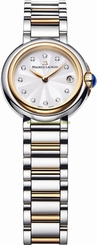 Maurice Lacroix Watches : FA1003-PVP13-150 Quartz Diamond Hour Markers Date Dial Two Tone Stainless Steel Women Watch