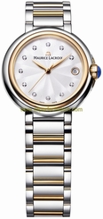 Maurice Lacroix Watches : FA1004-PVP13-150-1 Quartz Diamond Dial Date Stainless Steel Women Watch