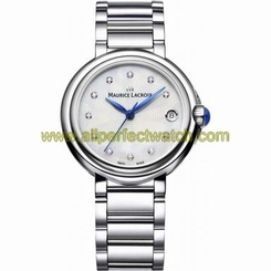 Maurice Lacroix Watches : FA1004-SS002-170-1 Silver Dial Stainless Steel Men Watch