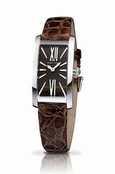 Maurice Lacroix Watches : FA2164-SS001-710 Brown Dial Leather Women Watch
