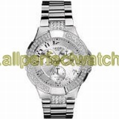 Guess Watches : G12557L Quartz Silver Dial Stainless Steel Women Watch