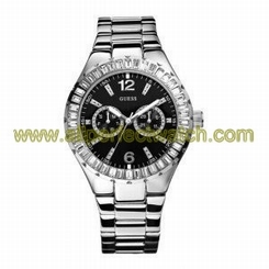 Guess Watches : G12578L Quartz Black Dial Stainles Steel Women Watch