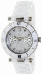 Guess Watches : G46003L1 Mother-of-pearl Dial Luminous Measures Seconds Women Watch