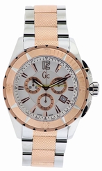 Guess Watches : G53002G1 White Dial Stainless Steel Band Men Watch