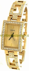 Fake AAA Guess Watches : G85457L Stainless Steel Case And Band With Easy Link Removal System Gold Tone Women Watch Watch