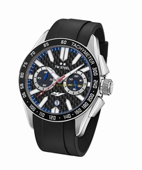 TW Steel Watches : GS1 Yamaha Factory Racing Chronograph Date Black Silicone Men Watch