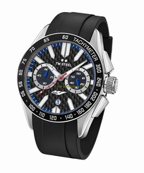 TW Steel Watches : GS2 Black Dial Rubber Band Men Watch