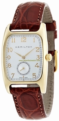 Hamilton Watches : H13431553 Quartz Analog Brown Leather Men Watch