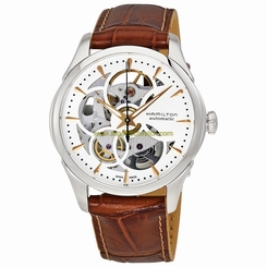 Hamilton Watches : H32405551 Silver Skeleton Automatic Women Watch