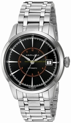 Hamilton Watches : H40555131 Black Dial Stainless Steel Band Men Watch