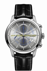 Hamilton Watches : H40656781 Automatic Date Black Leather Men Watch