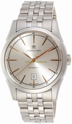 Hamilton Watches : H42415051 Silver Dial Stainless Steel Band Men Watch