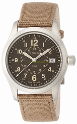 Hamilton Watches : H68201993 Quartz Analog Date Khaki Canvas Women Watch