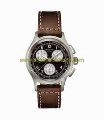Hamilton Watches : H76412533 Quartz Chronograph Date Brown Leather Men Watch