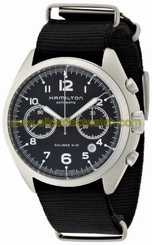 Hamilton Watches : H76456435 Automatic Chronograph Date Black Canvas Men Watch