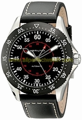Hamilton Watches : H76755735 Automatic Date Brown Leather Men Watch