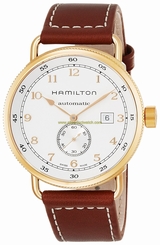 Hamilton Watches : H77745553 Automatic Analog Date Brown Leather Men Watch
