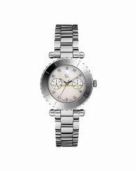Guess Watches : I30500L1 Silver Dial Steel Bracelet Band Women Watch
