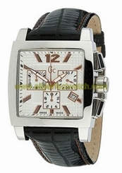 Guess Watches : I35005G1 White Dial Leather Women Watch