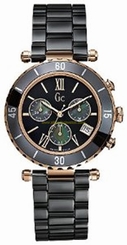 Guess Watches : I47504M2 Black Dial Chronograph Measures Seconds Women Watch