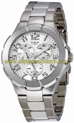 Guess Watches : I90199G1 Quartz Silver-Tone Stainless Steel Men Watch