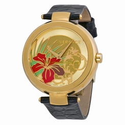 Versace Watches : I9Q80D2HI-S009 White Hibiscus Quartz Women Watch