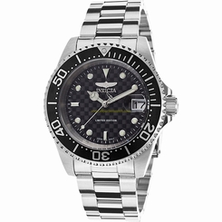 Invicta Watches : ILE8926OBASYB Carbon Fiber Dial Ion Plated Stainless Steel Men Watch