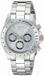 Invicta Watches : ILE9211ASYB Light Blue Dial Stainless Steel Men Watch