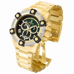 Invicta Watches : INV80188 Black Dial Chronograph Luminous Stop-watch Men Watch