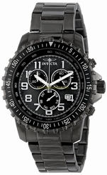 Invicta Watches : INVICTA-14849 Black Dial Stainless Steel Men Watch