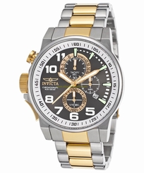 Invicta Watches : INVICTA-14961 Black Dial Stainless Steel Band Men Watch