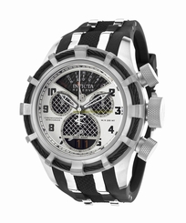Invicta Watches : INVICTA-17464 Quartz Chronograph Retrograde Black Polyurethane Men Watch