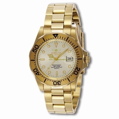 Invicta Watches : INVICTA-2155 Gold Dial Luminous Men Watch