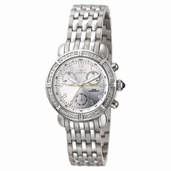 Invicta Watches : INVICTA-5369 Silver Dial Diamond-and-stainless-steel Band Women Watch