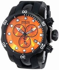 Invicta Watches : INVICTA-5735 Quartz Chronograph Date Black Rubber Men Watch