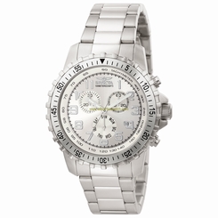 Invicta Watches : INVICTA-6620 Silver Dial Stainless Steel Band Men Watch