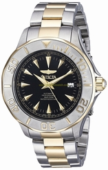 Invicta Watches : INVICTA-7037 Black Dial Second-hand Screw-down-crown Men Watch