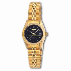 Invicta Watches : INVICTA-8951 Black Dial Steel-and-23k-gold Band Women Watch